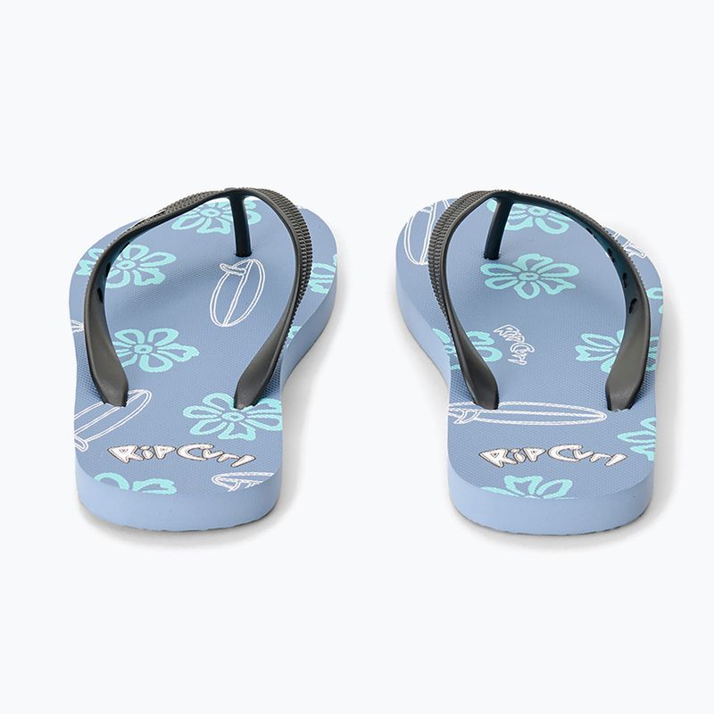 Children's flip-flops Rip Curl Sessions Bloom Open Toe faded denim 3