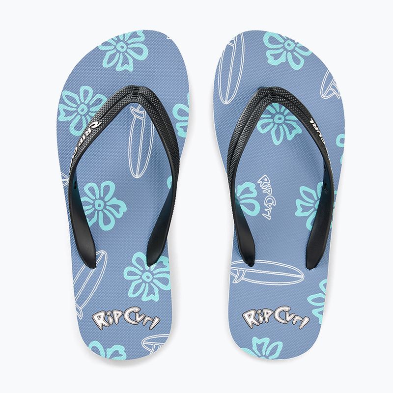 Children's flip-flops Rip Curl Sessions Bloom Open Toe faded denim 5