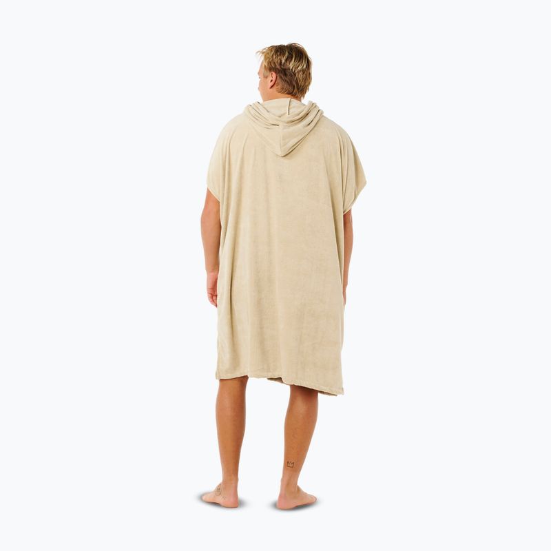 Men's poncho Rip Curl Brand Hooded khaki 2