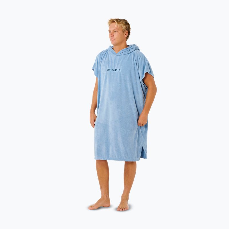 Men's poncho Rip Curl Brand Hooded faded denim 3