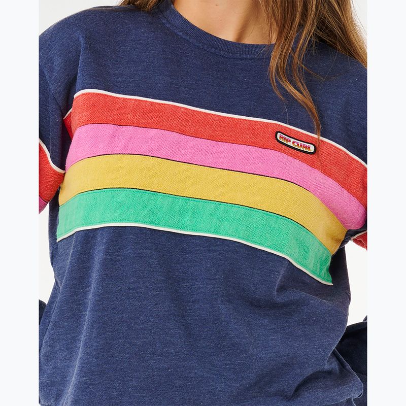 Women's sweatshirt Rip Curl Surf Revival Relaxed Crew dark navy 6
