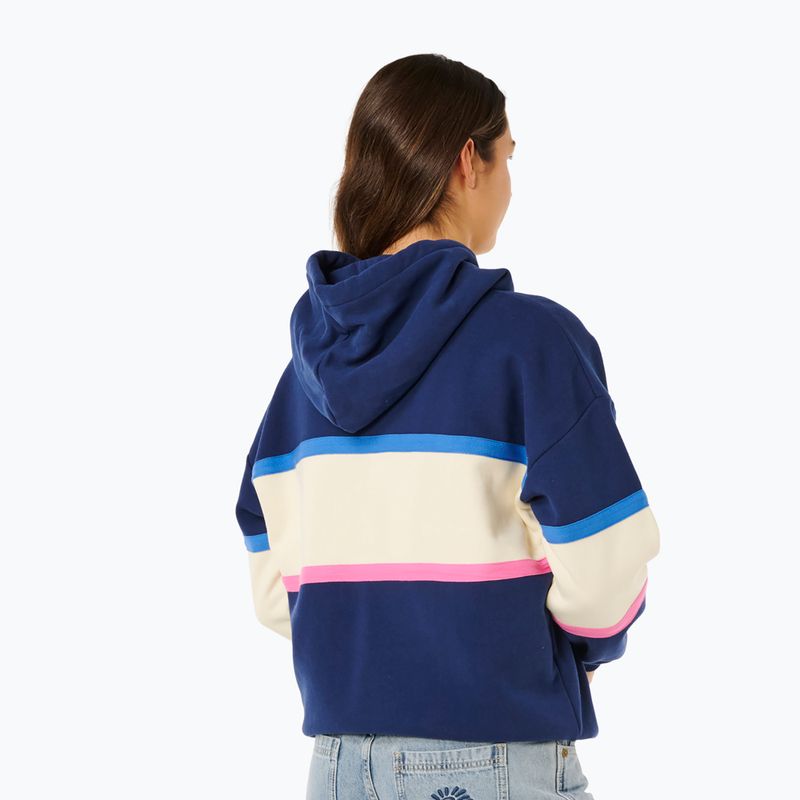 Women's sweatshirt Rip Curl Surf Side Heritage Hood dark navy 4