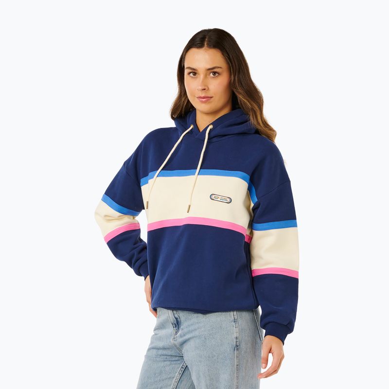 Women's sweatshirt Rip Curl Surf Side Heritage Hood dark navy 5