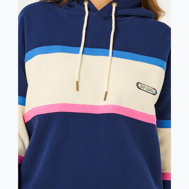 Women's sweatshirt Rip Curl Surf Side Heritage Hood dark navy 6