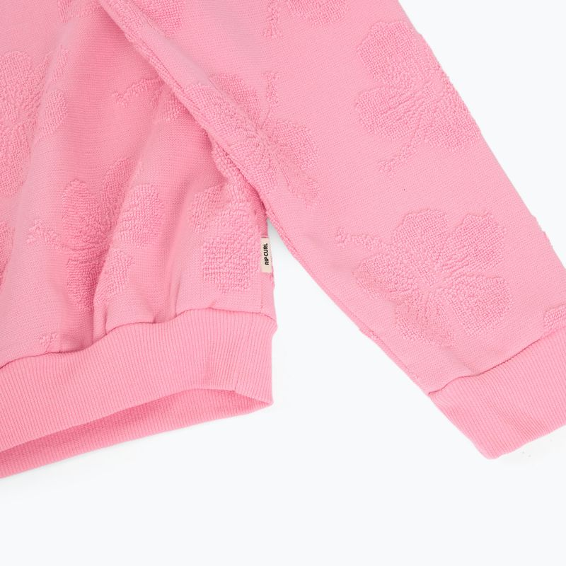 Women's sweatshirt Rip Curl Paradise Terry Crew pink 4