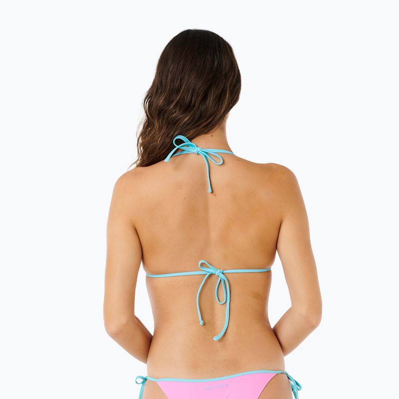 Bikini top Rip Curl Surf Puff Sliding Tri light pink 3