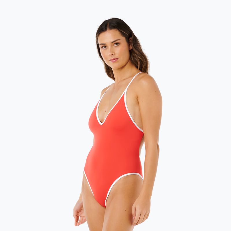 One-piece swimsuit Rip Curl Classic Surf red 4
