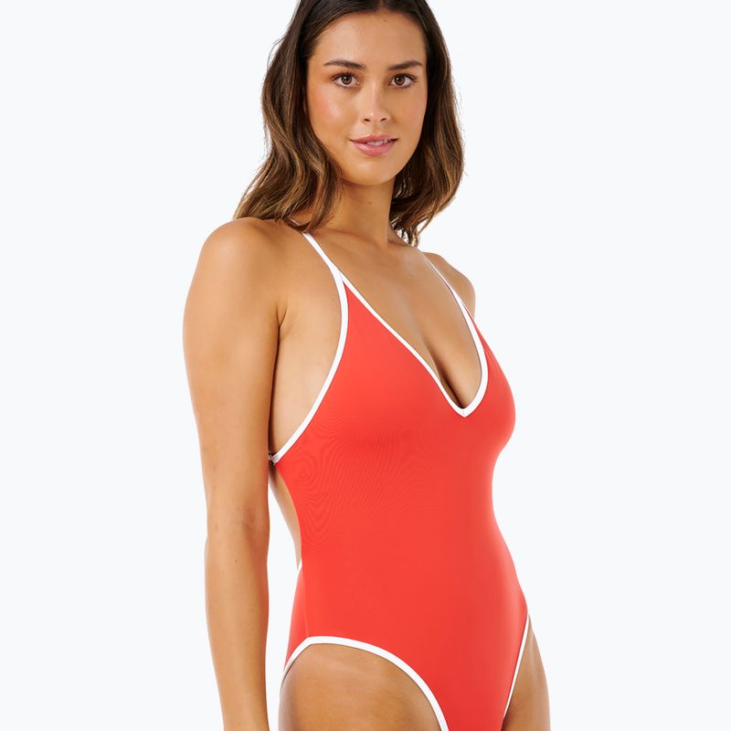Women's one-piece swimsuit Rip Curl Classic Surf red 6