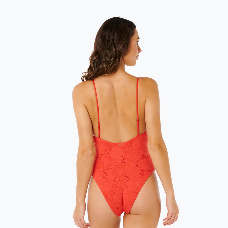 Women's one-piece swimsuit Rip Curl Oasis V Wire Multi Fit red 3