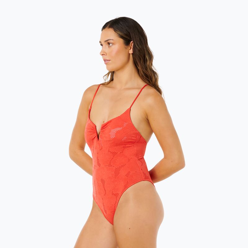 Women's one-piece swimsuit Rip Curl Oasis V Wire Multi Fit red 4