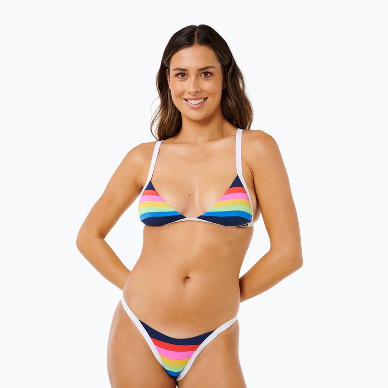 Swimsuit top Rip Curl Surf Stripe Fixed Tri dark navy 6
