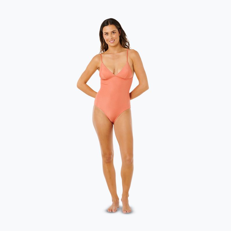 Women's one-piece swimsuit Rip Curl Luxe Surf Good red 2