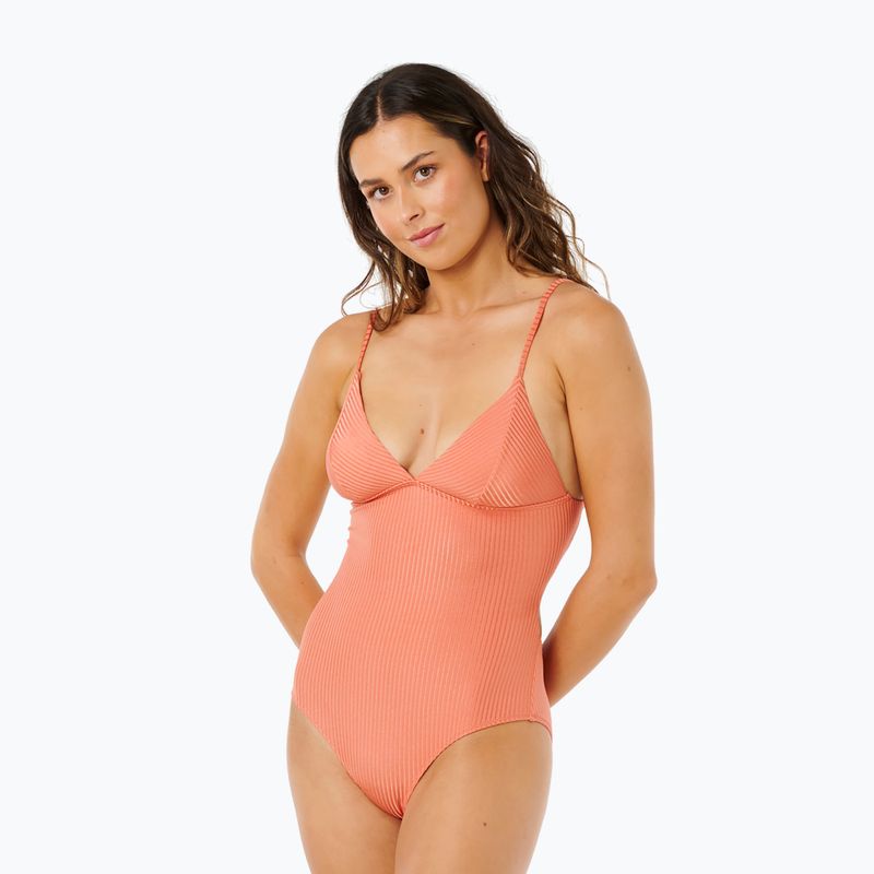 Women's one-piece swimsuit Rip Curl Luxe Surf Good red 4