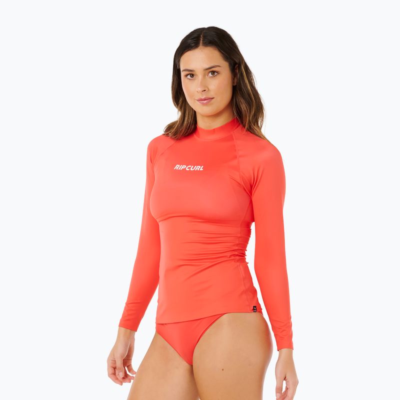 Women's swim longsleeve Rip Curl Classic Surf UPF Rashguard red 4