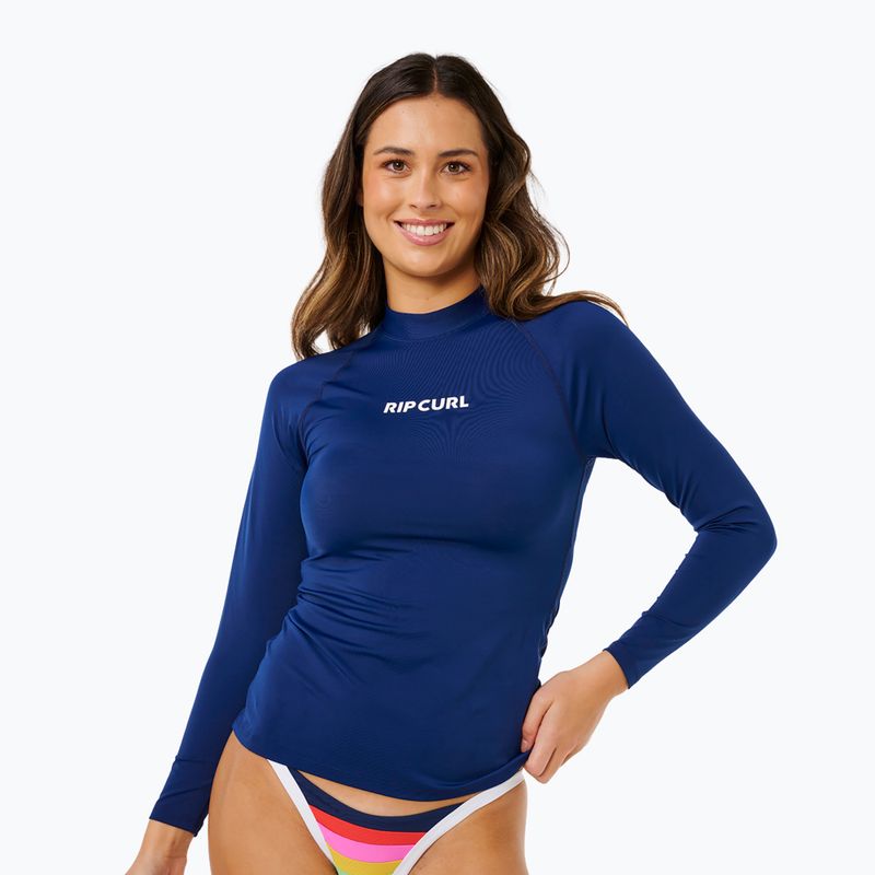 Women's swim longsleeve Rip Curl Classic Surf UPF Rashguard dark navy 5