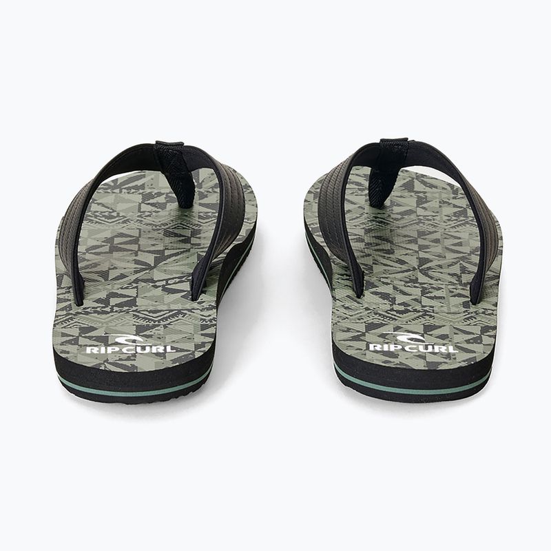 Men's flip-flops Rip Curl Ripper Bloom military green 3