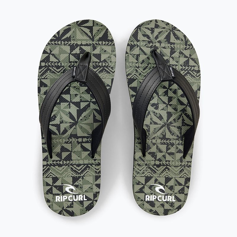 Men's flip-flops Rip Curl Ripper Bloom military green 5