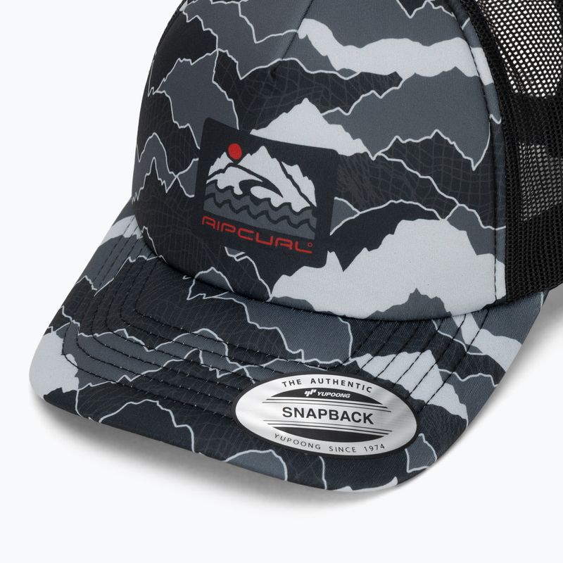 Men's baseball cap Rip Curl Weekender Trucker black/grey 3
