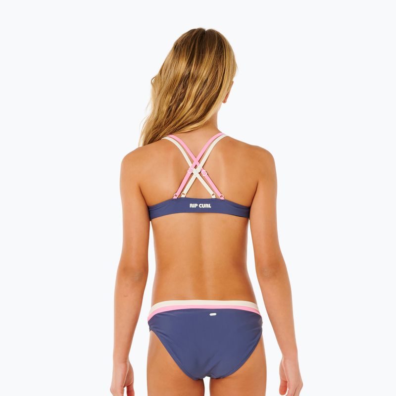 Children's two-piece swimsuit Rip Curl Surf Revival Bikini navy 3