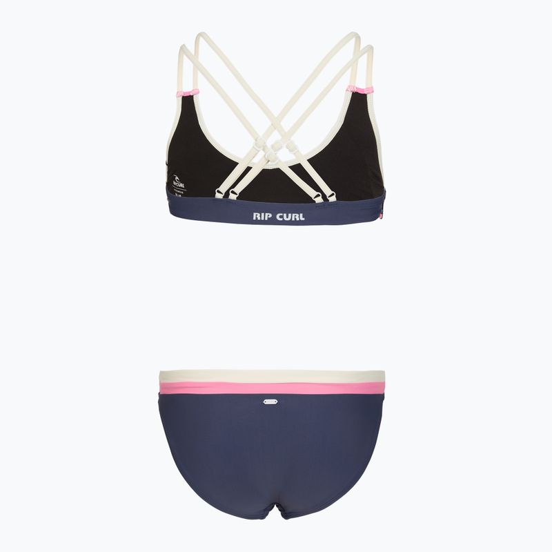 Children's two-piece swimsuit Rip Curl Surf Revival Bikini navy 2