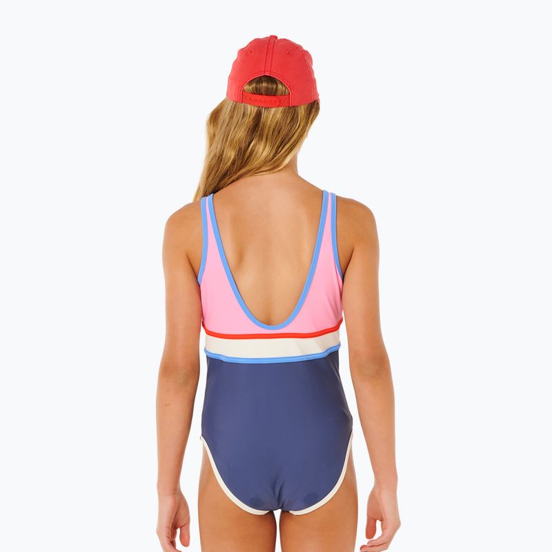 Children's one-piece swimsuit Rip Curl Surf Revival navy 3
