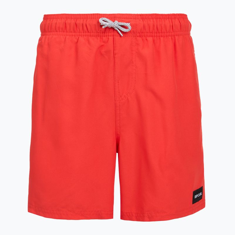 Children's swim shorts Rip Curl Offset Volley red 7
