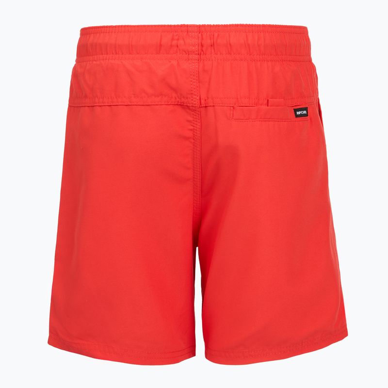 Children's swim shorts Rip Curl Offset Volley red 8