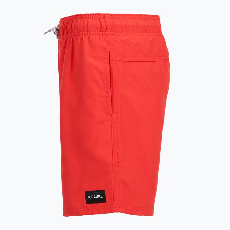 Children's swim shorts Rip Curl Offset Volley red 9