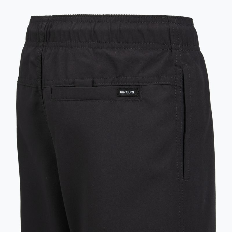 Children's swim shorts Rip Curl Offset Volley black 4