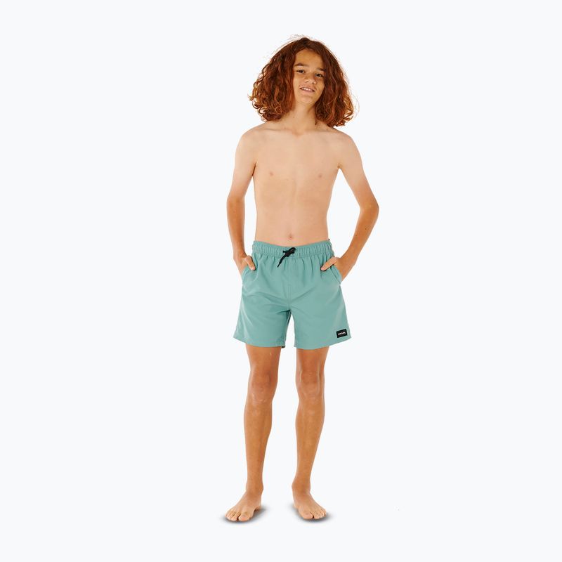 Children's swim shorts Rip Curl Offset Volley blue lagoon 2