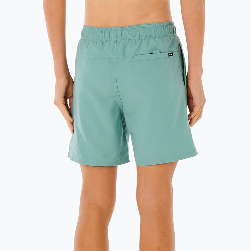 Children's swim shorts Rip Curl Offset Volley blue lagoon 3