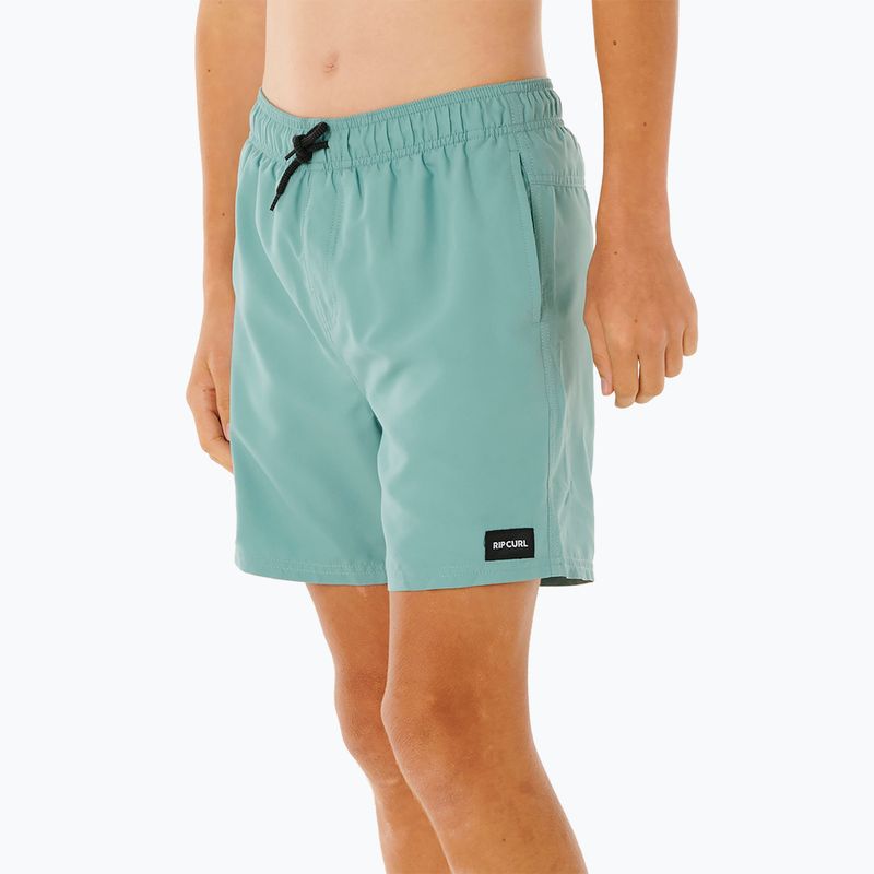 Children's swim shorts Rip Curl Offset Volley blue lagoon 4