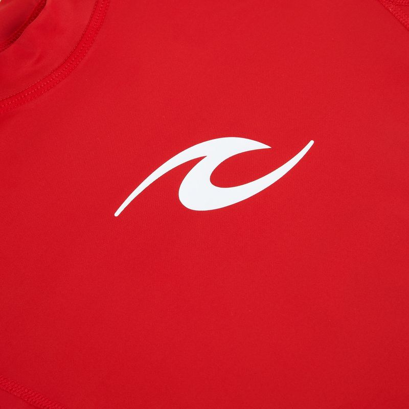 Children's swim top Rip Curl Waves Upf lava red 3