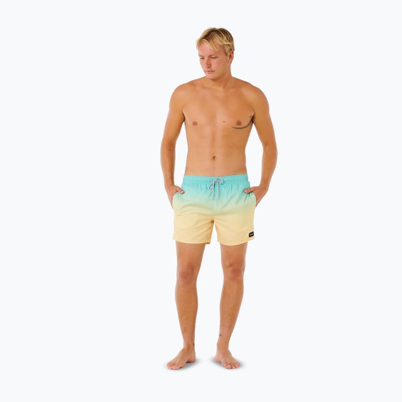 Men's swim shorts Rip Curl Offset Fade Volley aqua 2