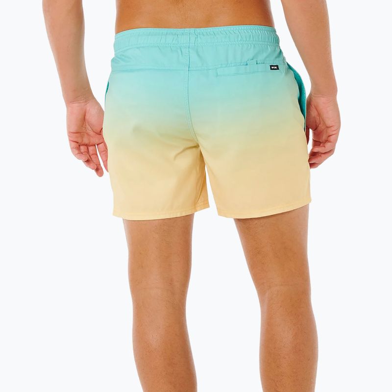 Men's swim shorts Rip Curl Offset Fade Volley aqua 3