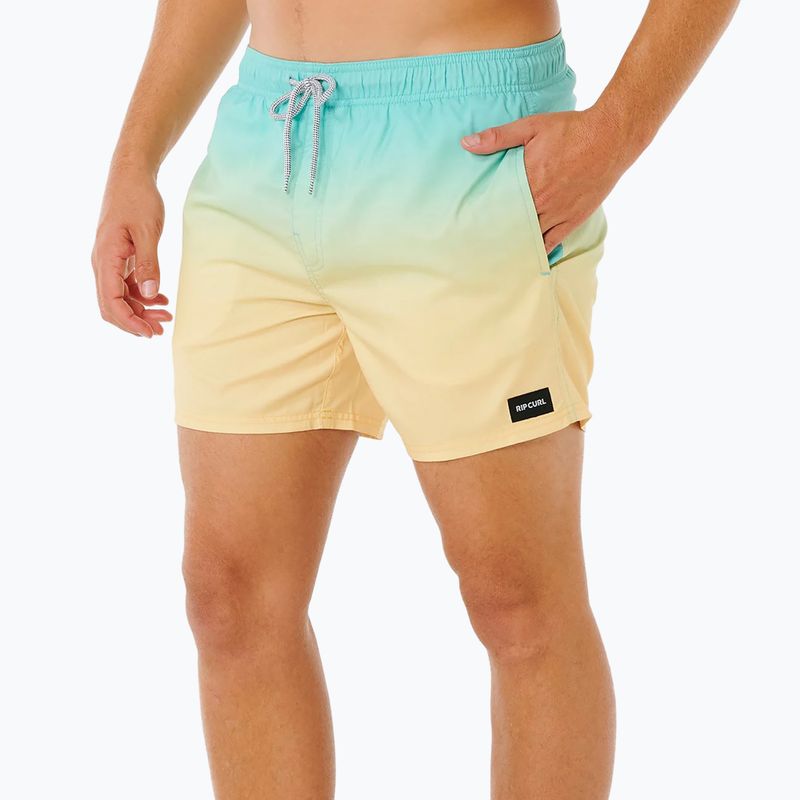 Men's swim shorts Rip Curl Offset Fade Volley aqua 4