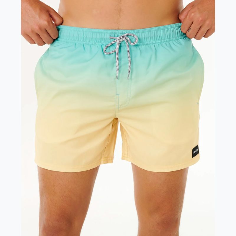 Men's swim shorts Rip Curl Offset Fade Volley aqua 5