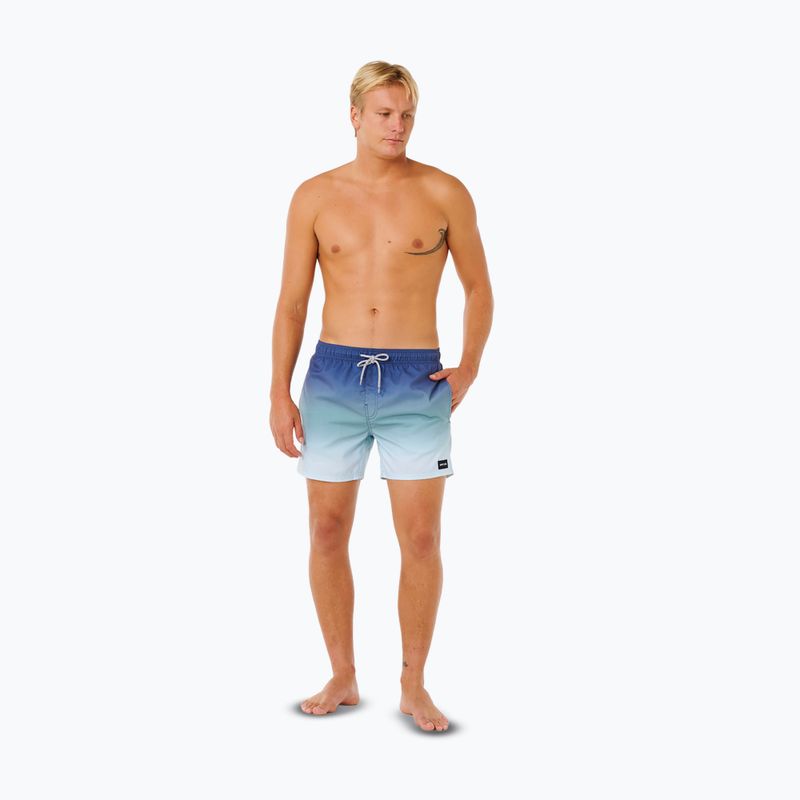 Men's swim shorts Rip Curl Offset Fade Volley light navy 2