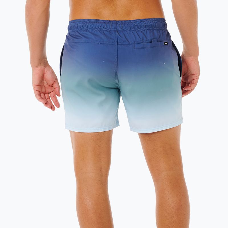 Men's swim shorts Rip Curl Offset Fade Volley light navy 3