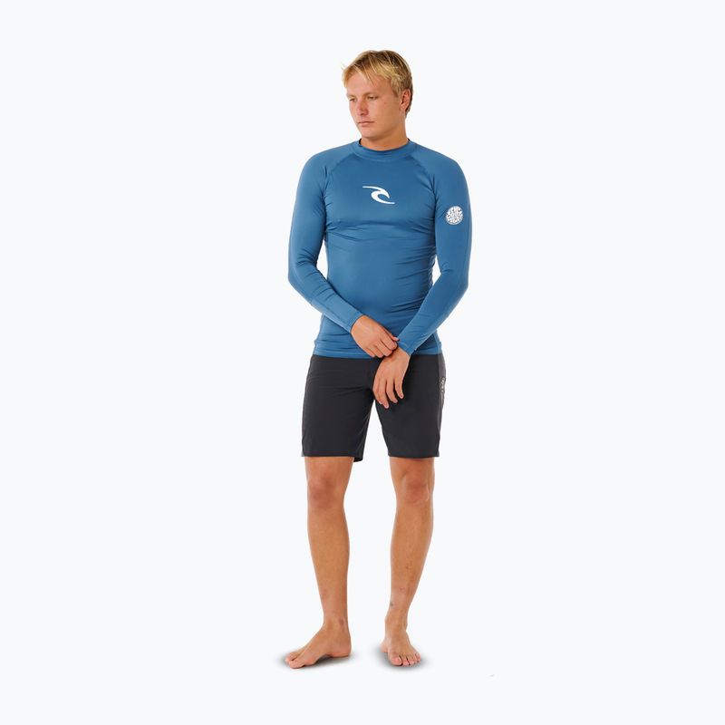 Men's swim long sleeve Rip Curl Waves Upf Perf bluefin 2