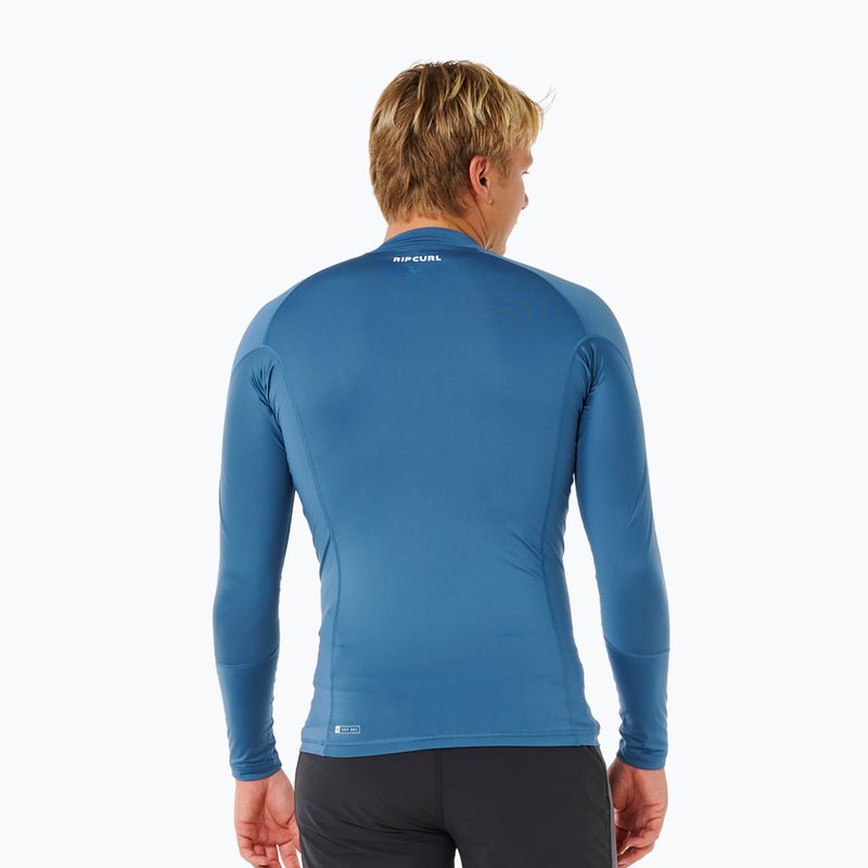 Men's swim long sleeve Rip Curl Waves Upf Perf bluefin 3