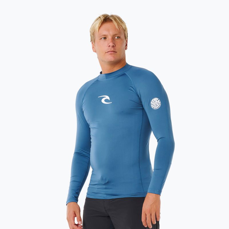 Men's swim long sleeve Rip Curl Waves Upf Perf bluefin 5