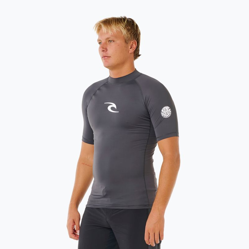 Men's swim top Rip Curl Waves Upf Perf charcoal grey 4