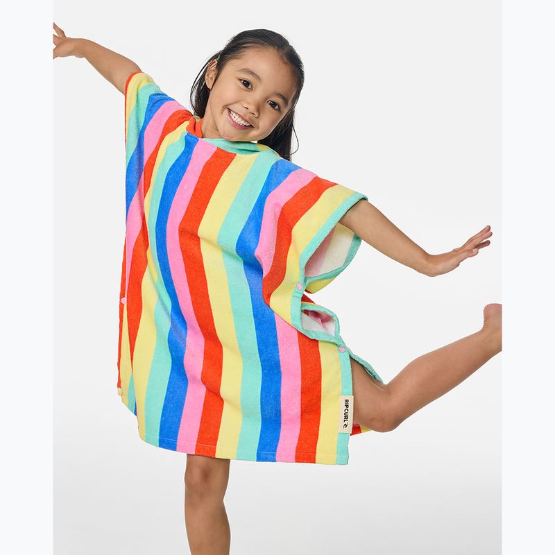 Women's poncho Rip Curl Mixed Snap Cotton Hooded multico 3