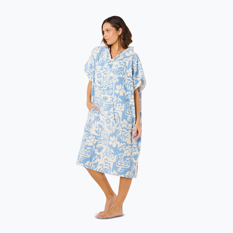 Women's poncho Rip Curl Mixed Hooded Towel blissful blue 3