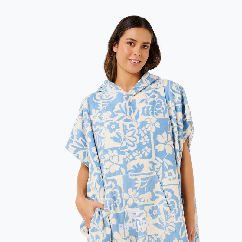 Women's poncho Rip Curl Mixed Hooded Towel blissful blue 5