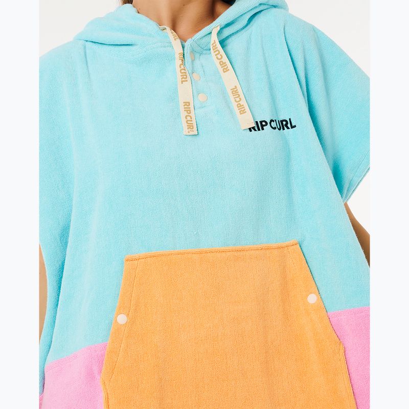 Women's poncho Rip Curl Premium Surf Hooded Towel light sea blue 6