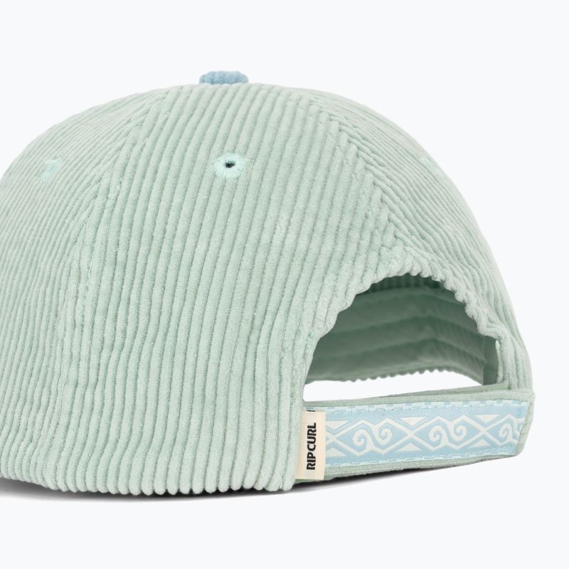 Women's baseball cap Rip Curl Icons Cord Cap vintage mint/blue 4
