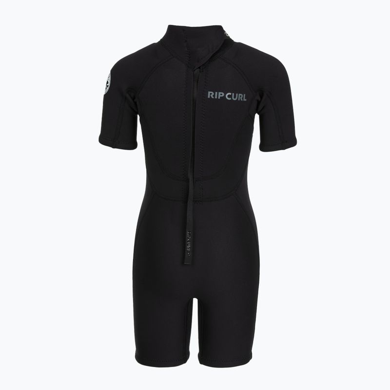Children's swimming wetsuit Rip Curl Groms Trad 2/2 mm Back Zip Springsuit black 3