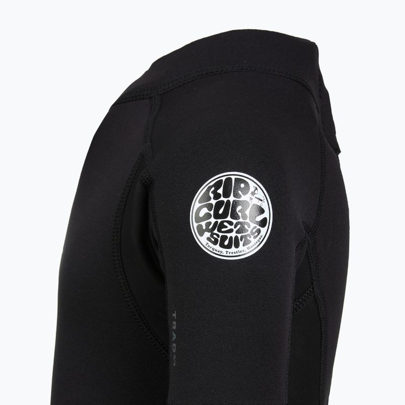 Children's swimming wetsuit Rip Curl Groms Trad 2/2 mm Back Zip Springsuit black 4